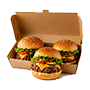 beef slider box with slice